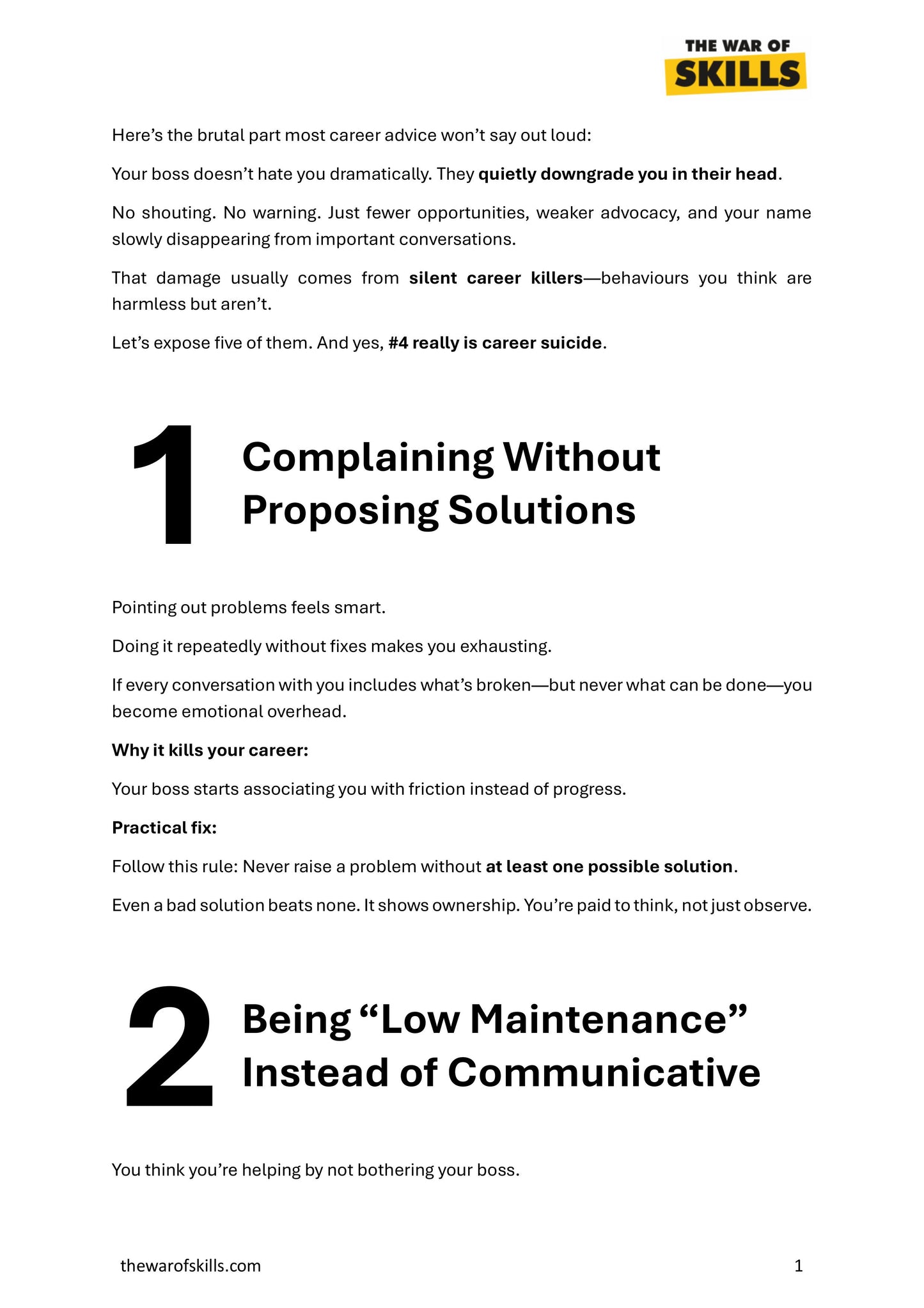 5 Silent Career Killers That Make Your Boss Secretly Hate You (#4 Is Career Suicide)