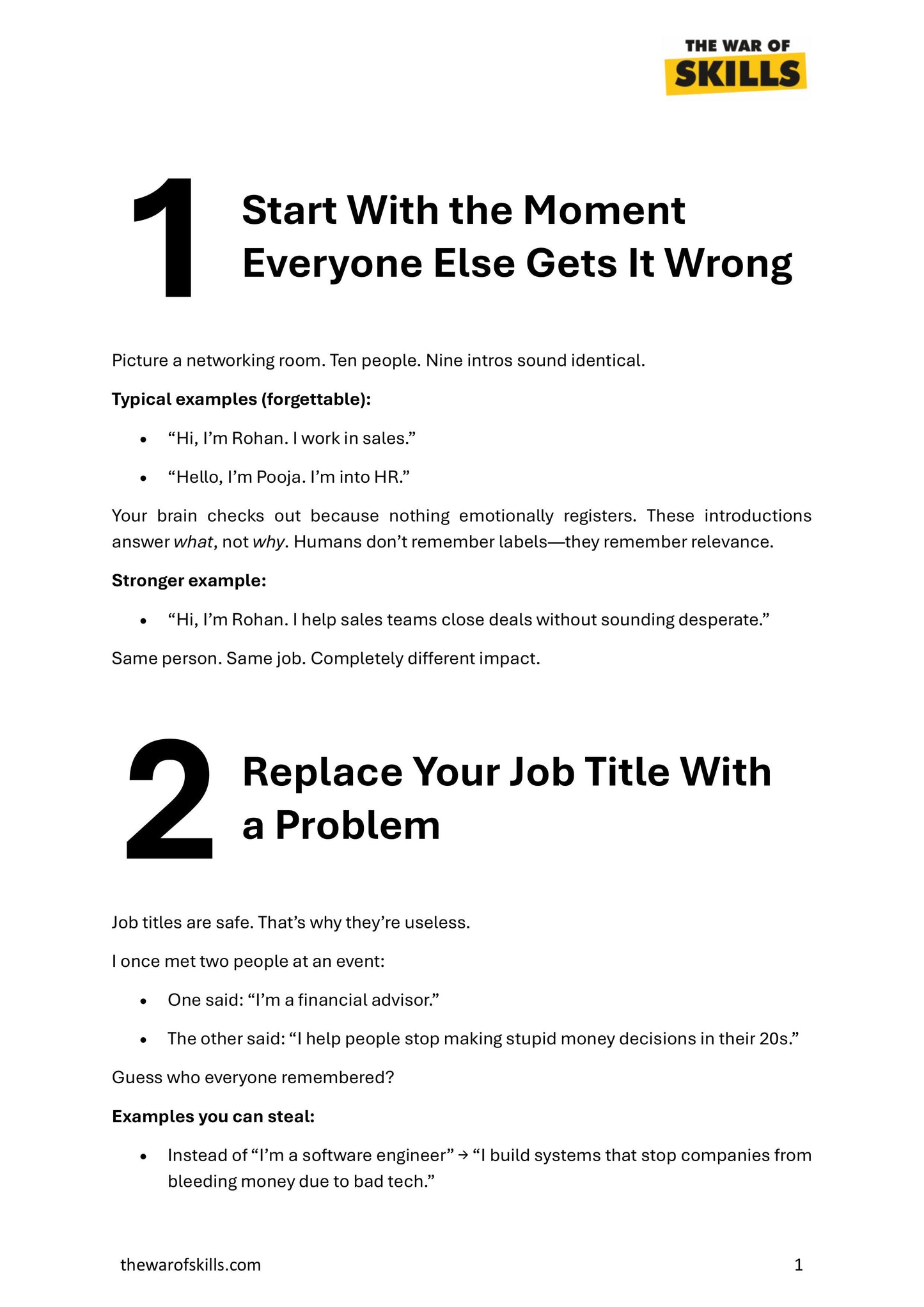 How to Introduce Yourself So Good Nobody Ever Forgets You