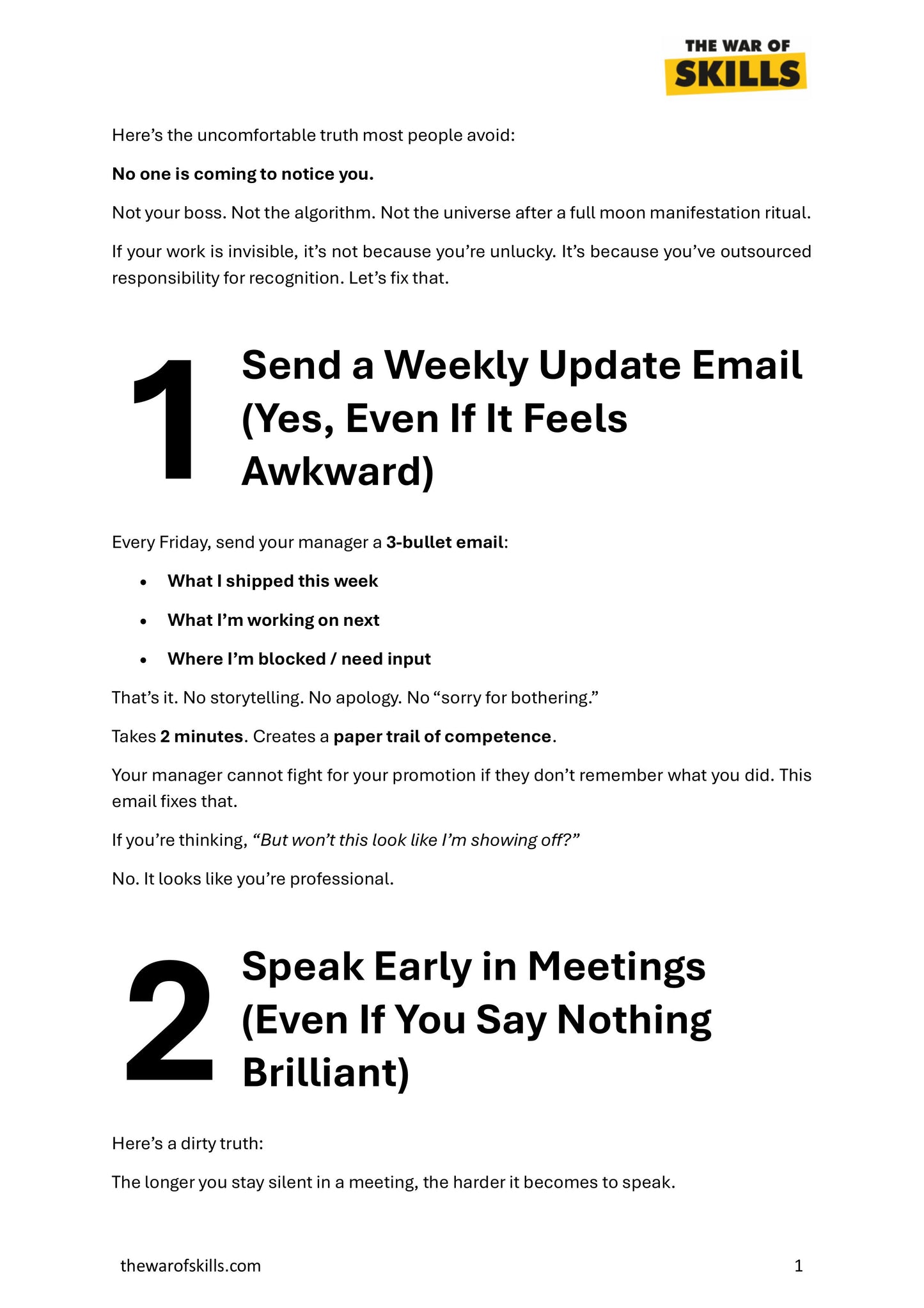 Stop Waiting to Be Noticed (Make Your Work Impossible to Ignore)